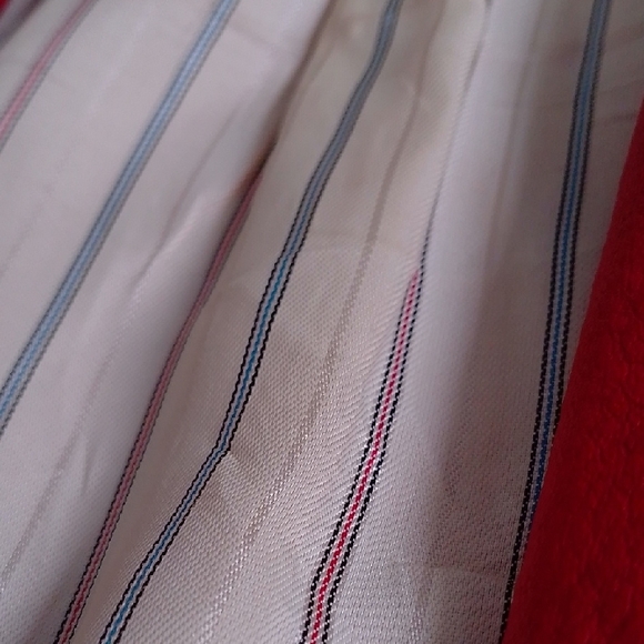 Vintage 80s Perino Ponti Women's Red Leather Jacket Bomber - Picture 8 of 10